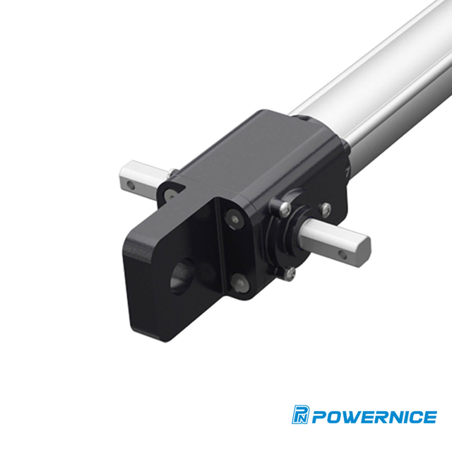 Photovoltaic Vertically-tilted Axis Quiet Solar Tracker Linear Actuator