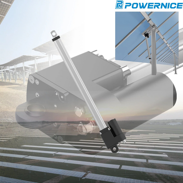 Pv Tracker Manual Fast Installation Solar Tracker Linear Actuator