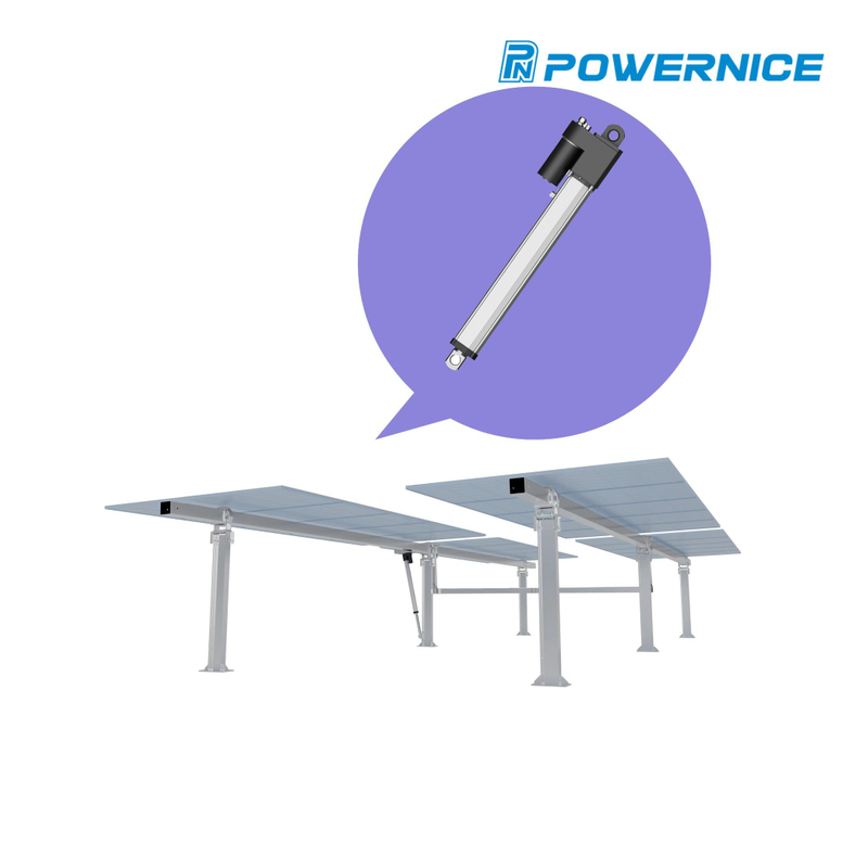 Rooftop Pv 24v Dc Motor Long Service Life Solar Tracker Linear Actuator