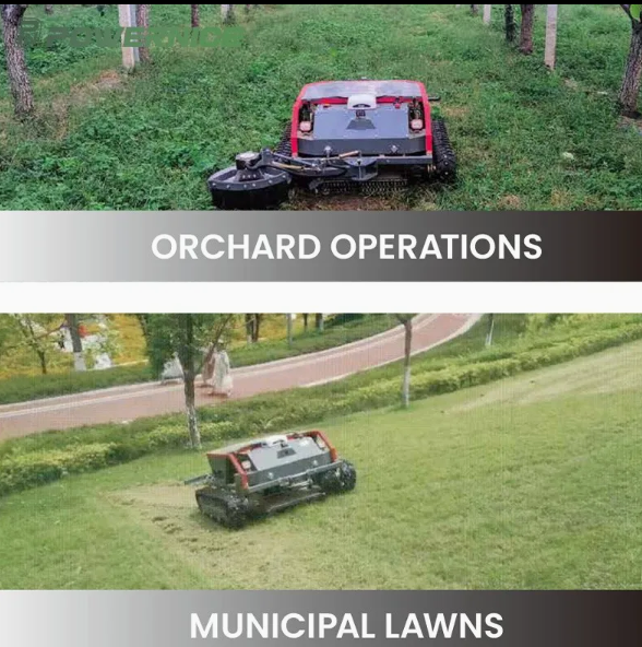 Intelligent Lawnmower with Anti Collision Sensor Remote Control Lawn Mower